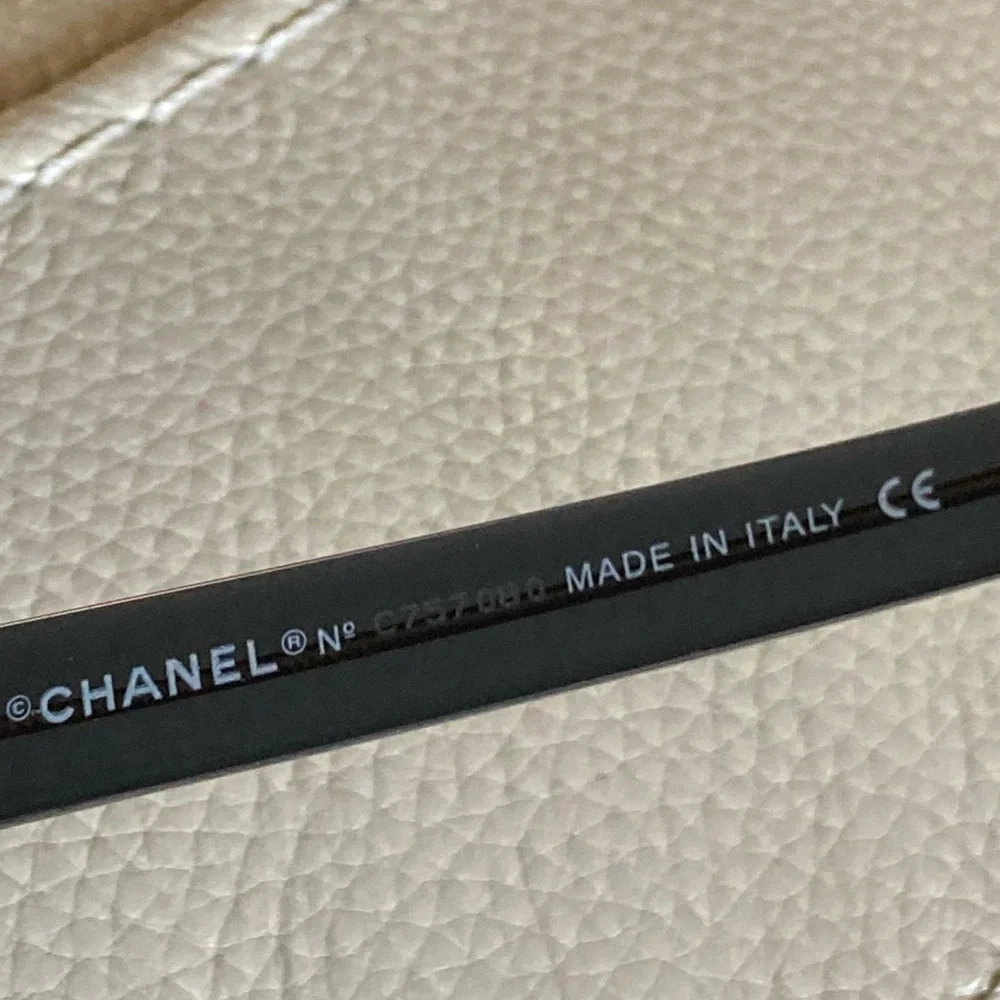 Chanel Blue Shield Sunglasses on Metal with Case - Picture 10 of 14